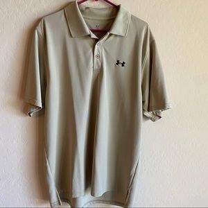 Tan Under Armour Polo